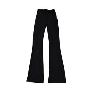 Lululemon Groove Super-High-Rise Flared Pant Women's Size 4 Black Nulu